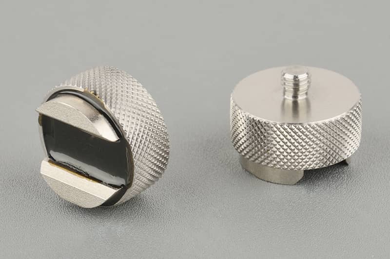 D25mm Sensor magnetic  pot with external metric thread M6*5mm and two foot , stainless steel housing