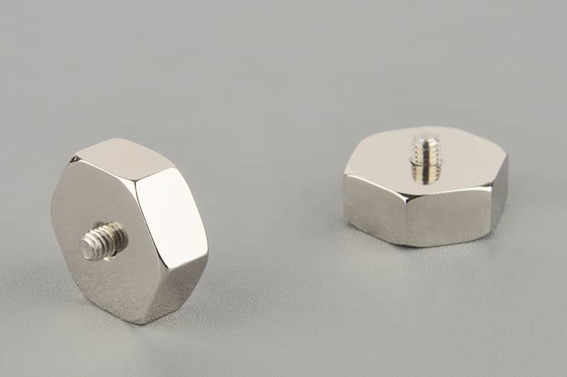 30mm Hexagon Sensor magnetic  pot with external thread 1/4''-28*5mm