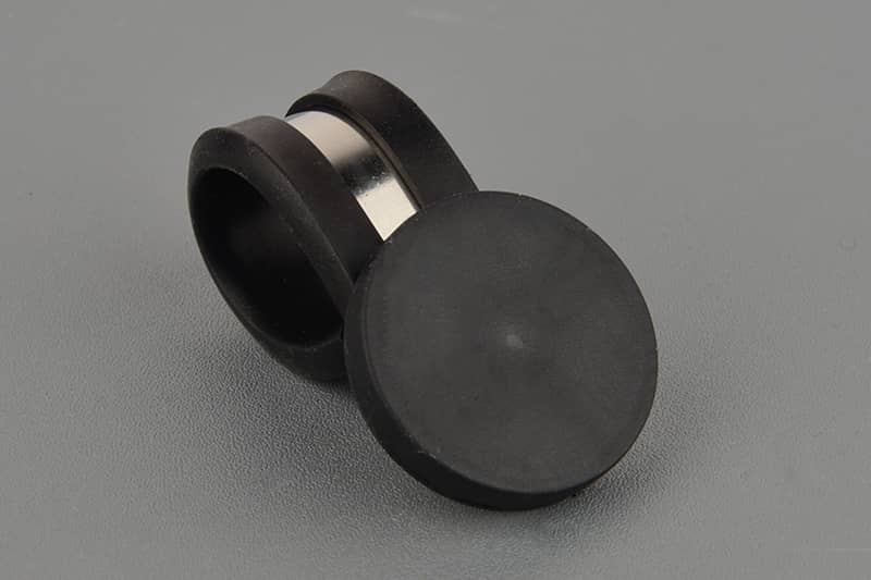 D31mm Rubber Coated Neodymium Magnetic Clamp (Single Side Clamp)， Water-Proof and Anti-rust.