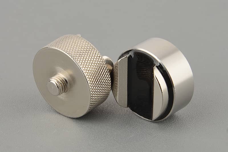 D25mm Wind Turbine Vibration Sensor magnetic pot with external thread 1/4''-20*5mm and two foot , stainless steel housing